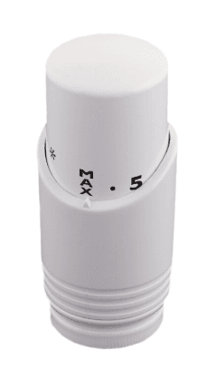 Узел нижнего подключения Delta DUO универсальный с термоголовкой М30х1,5 RAL 9016 (Белый)