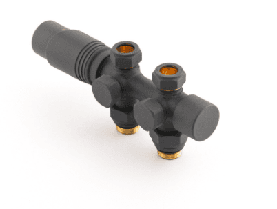 Термостатическая головка Delta M30x1,5 RAL 9005 (Черный мат)