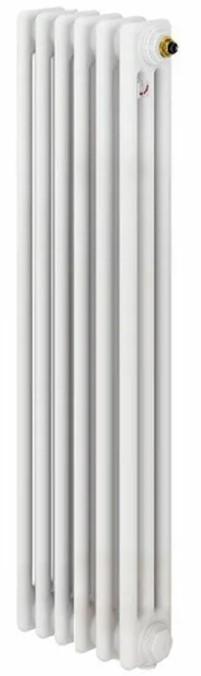 Стальной трубчатый радиатор 3-колончатый Zehnder Charleston Completto 3180/6/V001/RAL 9016