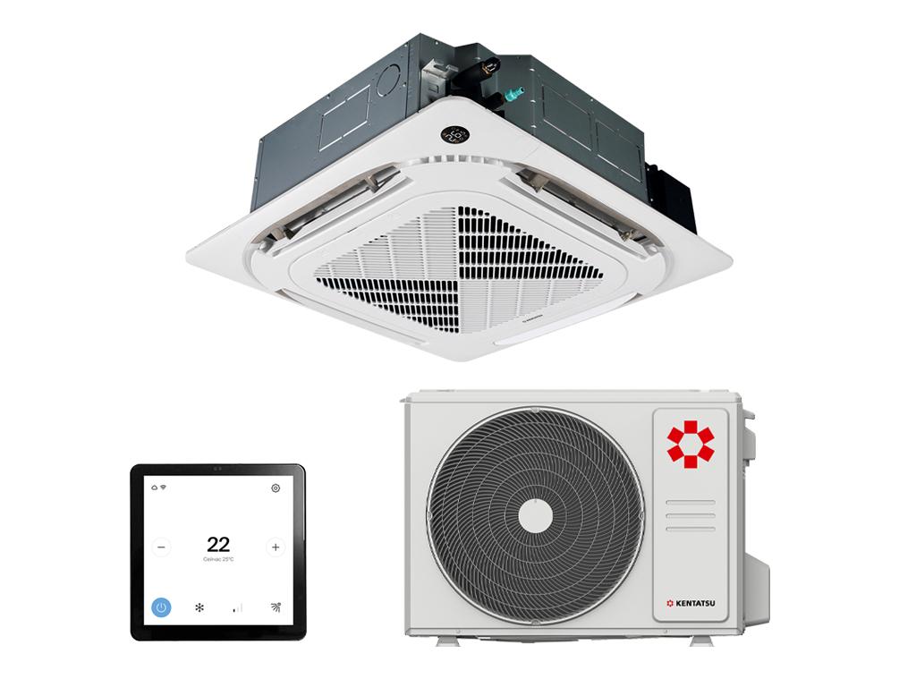 Кассетный кондиционер Kentatsu KSVB105HZRN1W/KSUNB105HZRN1/KPU95-DR