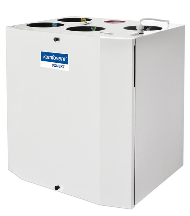 Приточно-вытяжная вентиляционная установка 500 Komfovent Domekt-R-300-V (L/A F7/M5 ePM1 55/ePM10 50)